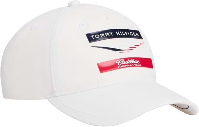 Tommy Hilfiger F1 Chevron Cap, Optic White One Size