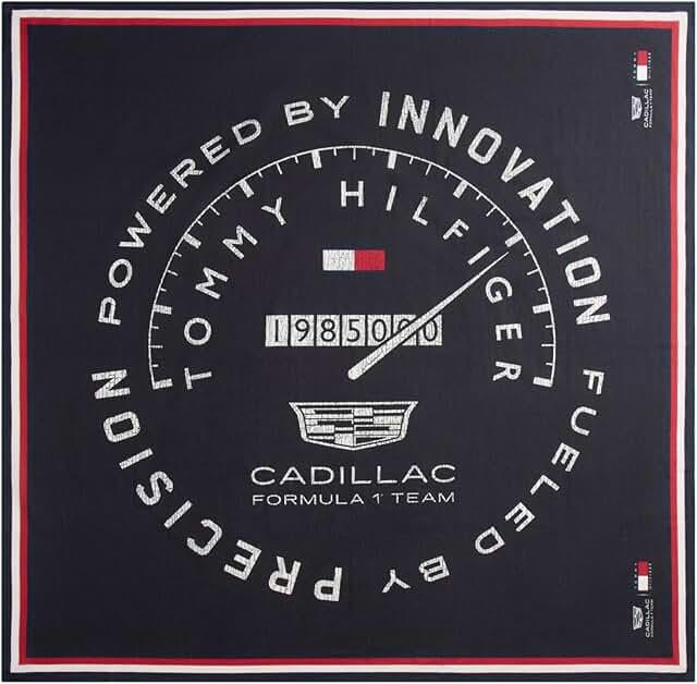 Tommy Hilfiger F1 Varsity Bandana, Black One Size
