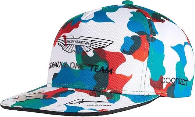 Aston Martin Cognizant F1 Fernando Alonso Special Edition Kimoa Mexico GP Hat Multicolor