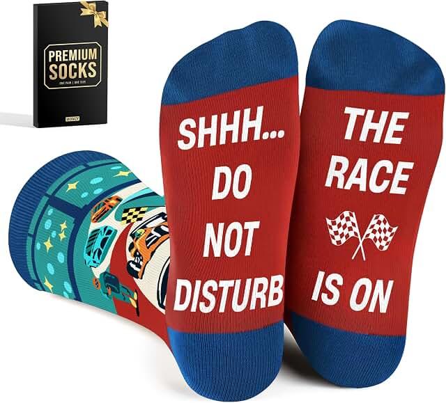 Formula 1 Racing Car Socks — Men & Women